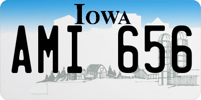 IA license plate AMI656