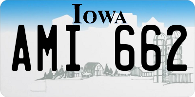 IA license plate AMI662