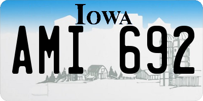 IA license plate AMI692