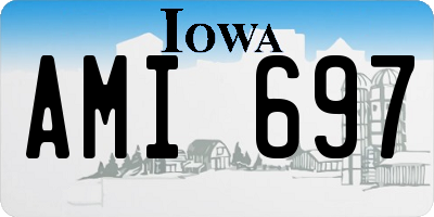 IA license plate AMI697
