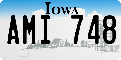 IA license plate AMI748