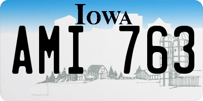 IA license plate AMI763