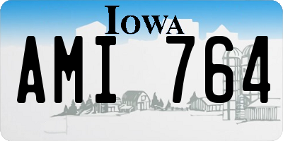 IA license plate AMI764