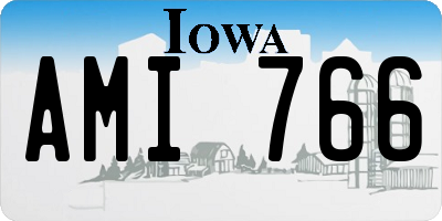 IA license plate AMI766