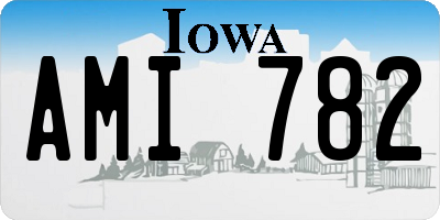IA license plate AMI782