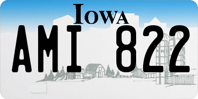 IA license plate AMI822