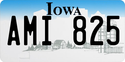 IA license plate AMI825