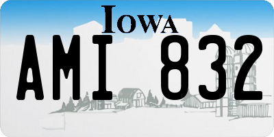 IA license plate AMI832