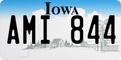 IA license plate AMI844