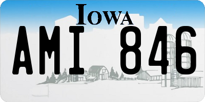 IA license plate AMI846