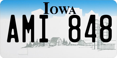 IA license plate AMI848