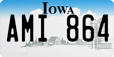 IA license plate AMI864