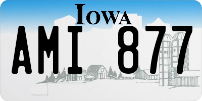 IA license plate AMI877