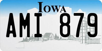 IA license plate AMI879