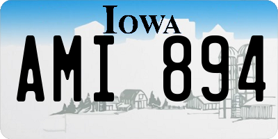 IA license plate AMI894