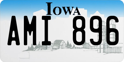 IA license plate AMI896