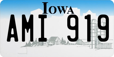 IA license plate AMI919