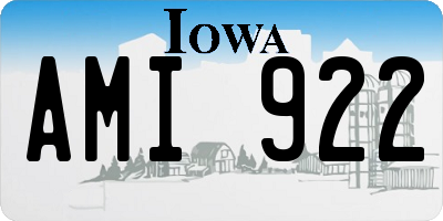 IA license plate AMI922