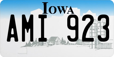 IA license plate AMI923