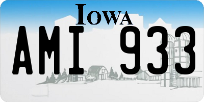 IA license plate AMI933