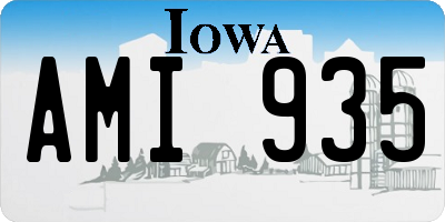 IA license plate AMI935