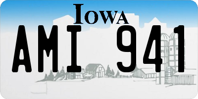 IA license plate AMI941
