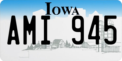 IA license plate AMI945