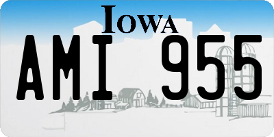 IA license plate AMI955