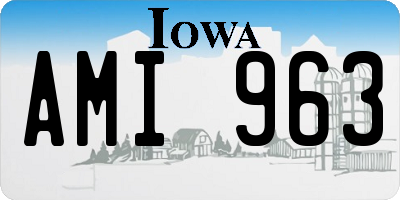 IA license plate AMI963