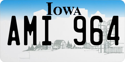 IA license plate AMI964