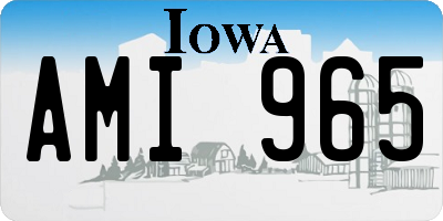IA license plate AMI965