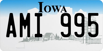 IA license plate AMI995