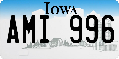 IA license plate AMI996