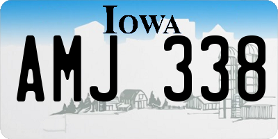 IA license plate AMJ338
