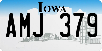 IA license plate AMJ379