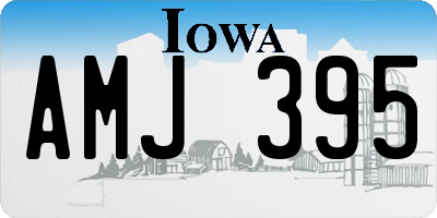 IA license plate AMJ395