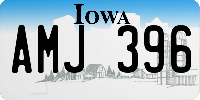 IA license plate AMJ396