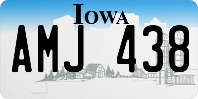 IA license plate AMJ438