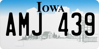 IA license plate AMJ439