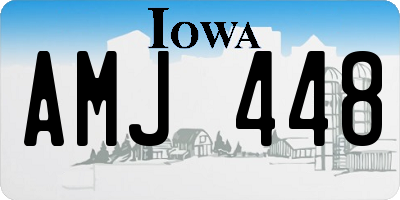 IA license plate AMJ448