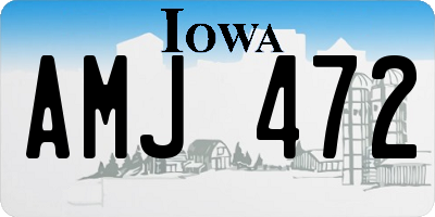 IA license plate AMJ472