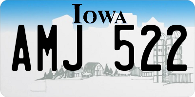 IA license plate AMJ522