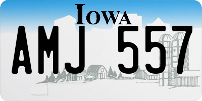 IA license plate AMJ557