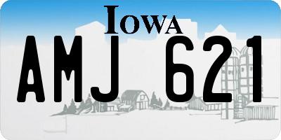 IA license plate AMJ621