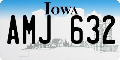 IA license plate AMJ632