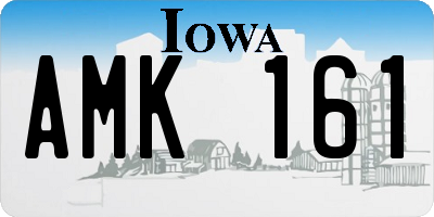 IA license plate AMK161