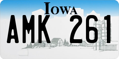 IA license plate AMK261