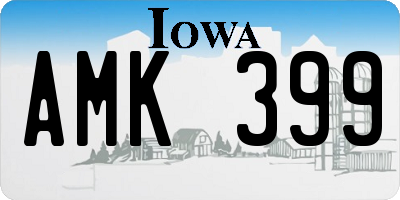 IA license plate AMK399