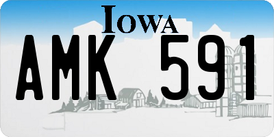 IA license plate AMK591