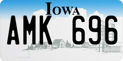 IA license plate AMK696